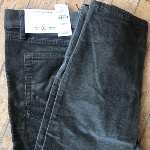 LOFT Corduroy skinnies ankle zipper size 16
